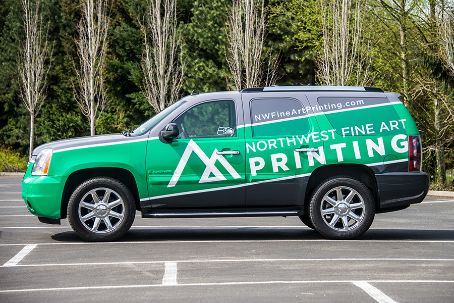 Northwest Fine Art Printing Full Vehicle Wrap